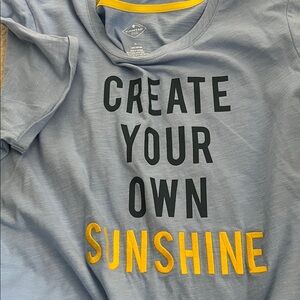 Create Your Own Sunshine Kids Shirt - Blue and Yellow